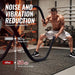12 Pcs 48 Sq Ft Rubber Top Exercise Mats Interlocking Gym Flooring for Home Gym