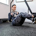 12 Pcs 48 Sq Ft Rubber Top Exercise Mats Interlocking Gym Flooring for Home Gym