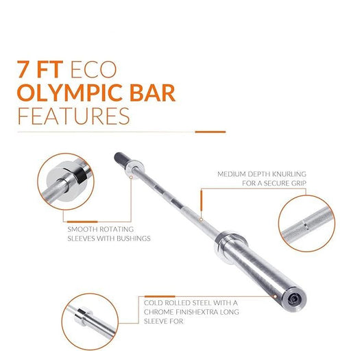 2-Inch Olympic 7 ft Barbell Bars