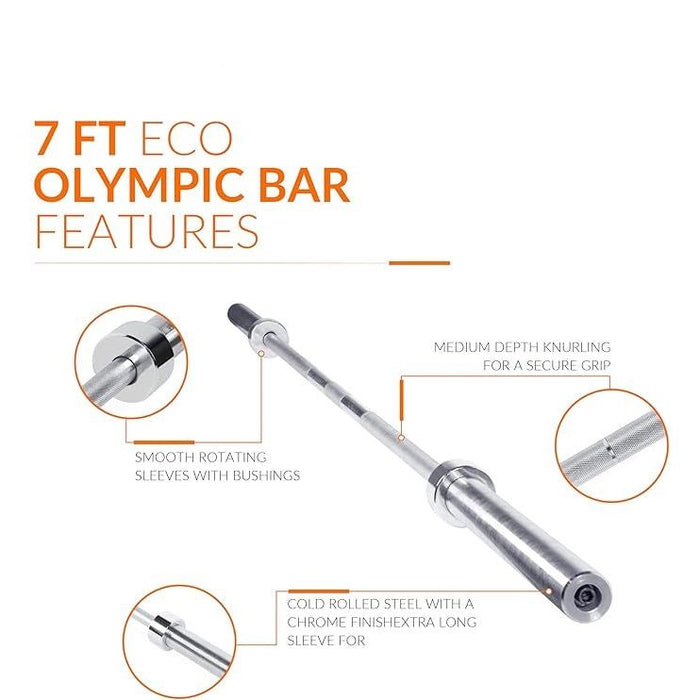 2-Inch Olympic 7 ft Barbell Bars
