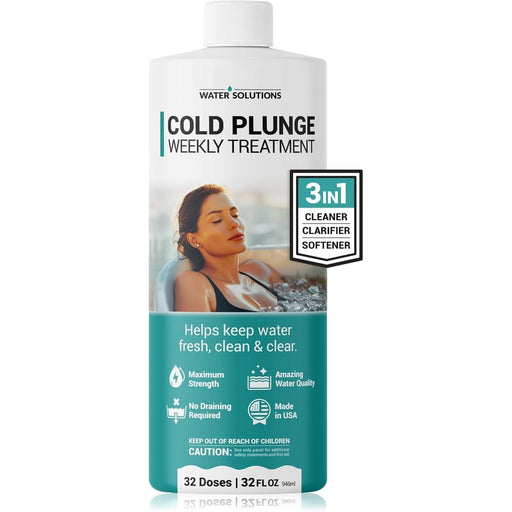3-in-1 Weekly Cold Plunge Water Treatment Cleaner Clarifier and Softener for Ice Bath