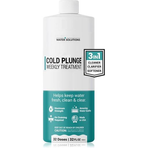 3-in-1 Weekly Cold Plunge Water Treatment Cleaner Clarifier and Softener for Ice Bath