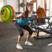 Adjustable Barbell Set with Weight Plates for Strength Training and Aerobic Fitness