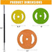 Adjustable Barbell Set with Weight Plates for Strength Training and Aerobic Fitness