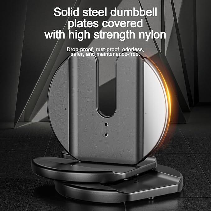 Adjustable Dumbbells 52.5 lbs pair 105 lbs Gym Equipment for Home Strength Training Equipment