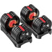 Adjustable Dumbbells 52.5 lbs pair 105 lbs Gym Equipment for Home Strength Training Equipment
