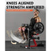 Adjustable Leg Extension & Curl Machine for Thigh Workout Plate Loaded