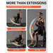 Adjustable Leg Extension & Curl Machine for Thigh Workout Plate Loaded
