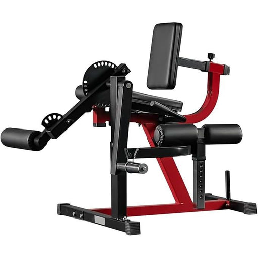 Adjustable Leg Extension & Curl Machine for Thigh Workout Plate Loaded