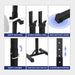 Adjustable Squat Rack Pair Steel Bench Press Rack 550lbs Max Load for Home Gym