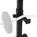 Adjustable Squat Rack Pair Steel Bench Press Rack 550lbs Max Load for Home Gym