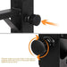 Adjustable Squat Rack Pair Steel Bench Press Rack 550lbs Max Load for Home Gym