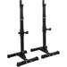 Adjustable Squat Rack Pair Steel Bench Press Rack 550lbs Max Load for Home Gym