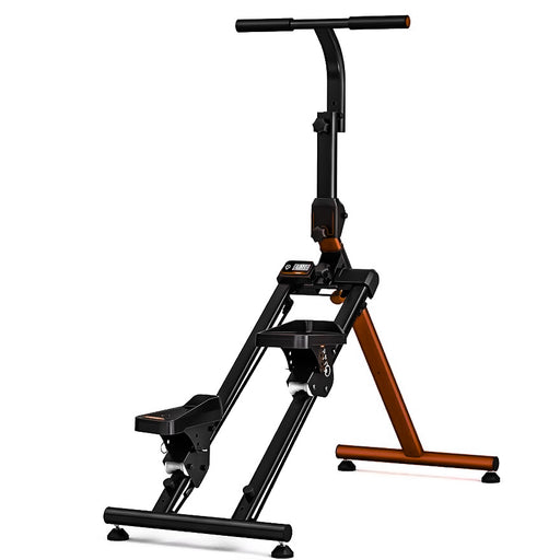 Adjustable Stair Stepper with 3 Workout Modes Folding Cardio Stair Master with Adjustable Handlebar