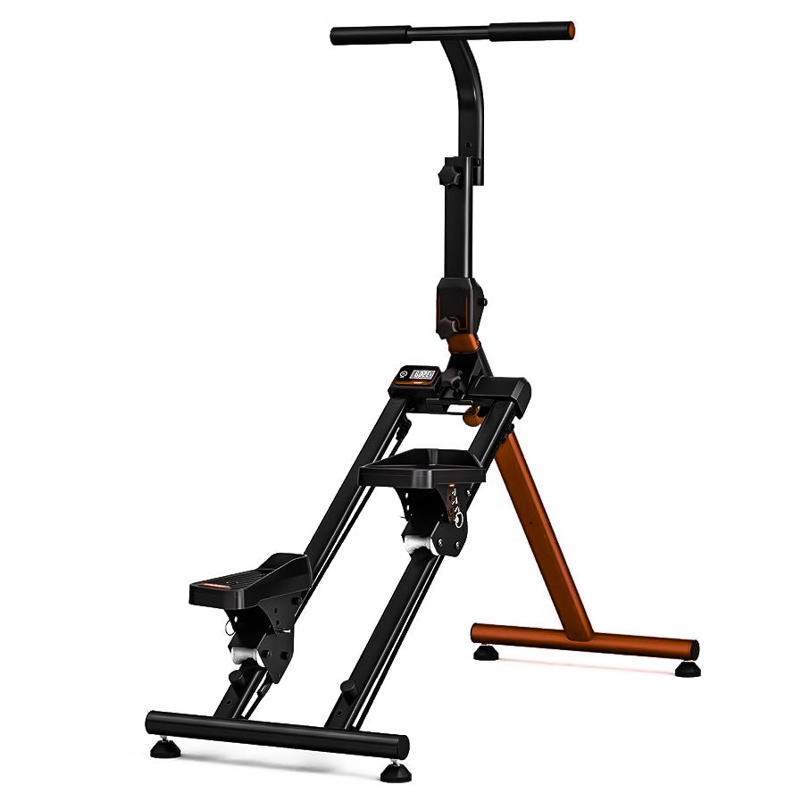 Adjustable Stair Stepper with 3 Workout Modes Folding Cardio Stair Master with Adjustable Handlebar