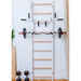 BenchK Series 7 732 Fitness Black Stall Bar for Home Room Gym