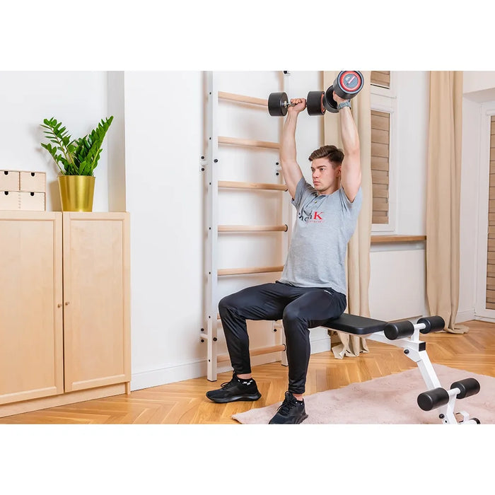 BenchK Series 7 733 Luxury Wall Bar for Home Gym and Personal Studio