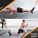 Bodyweight Resistance Training Straps Suspension Kit for Full-Body Workout