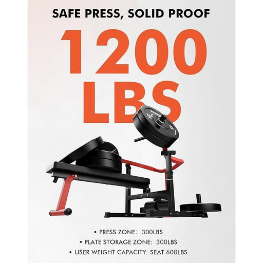 Chest Press Machine 1050LBS with Independent Converging Arms for Chest & Shoulder Workouts