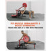 Chest Press Machine 1050LBS with Independent Converging Arms for Chest & Shoulder Workouts