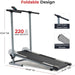 Compact and Foldable Treadmill with Non-Slip Surface Fixed Incline Digital Monitor Bluetooth