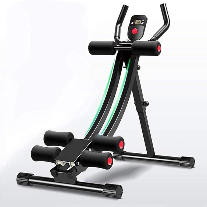 Core & Abdominal Trainers AB Workout Machine for Home Gym Strength Training Ab Cruncher Foldable Fitness Equipment
