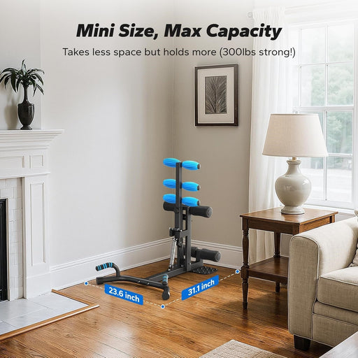 Deep Squat Machine Adjustable Glutes Trainer for Core & Leg Exercise at Home Gym
