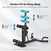 Deep Squat Machine Adjustable Glutes Trainer for Core & Leg Exercise at Home Gym