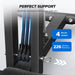 Deep Squat Machine Adjustable Glutes Trainer for Core & Leg Exercise at Home Gym