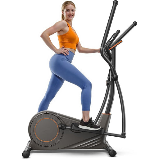 Elliptical Exercise Machine for Home with Hyper-Quiet Magnetic Drive, 16 Resistance Levels