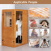 Far Infrared Sauna Home Indoor Sauna Room with Control Panel and Low EMF Heater Panels