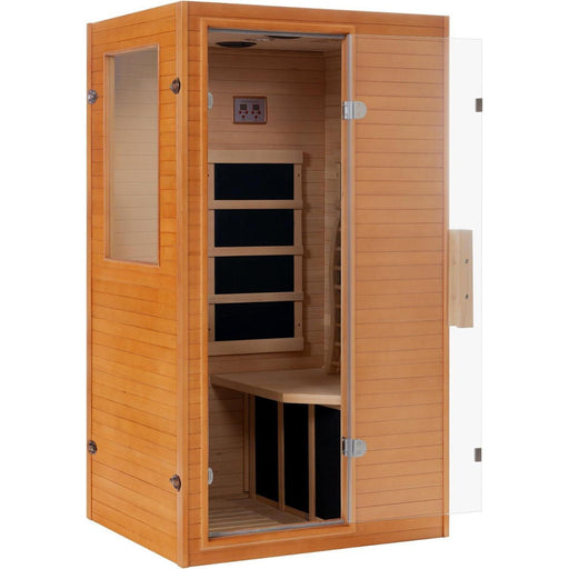 Far Infrared Sauna Home Indoor Sauna Room with Control Panel and Low EMF Heater Panels