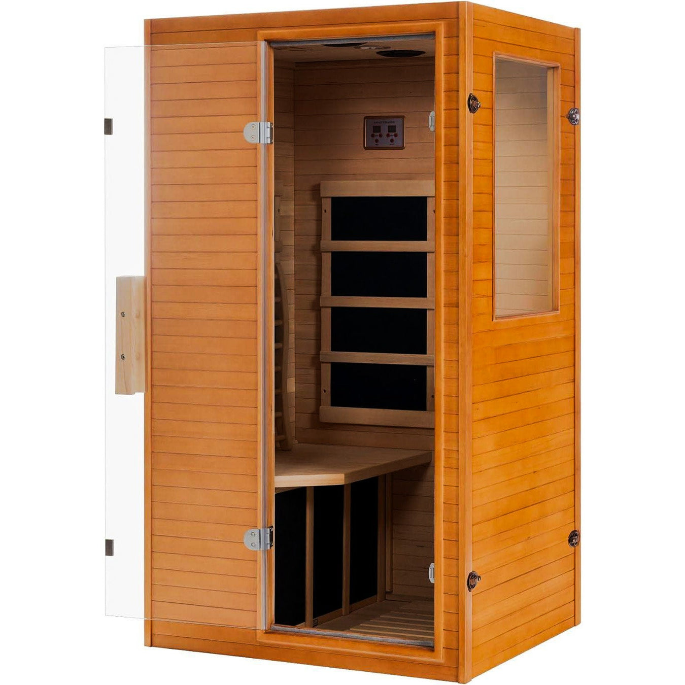 Far Infrared Sauna Home Indoor Sauna Room with Control Panel and Low EMF Heater Panels