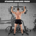 Free Weight Leverage Gym Power Rack Squat Rack with LAT Low Row System for Home Gym Workout