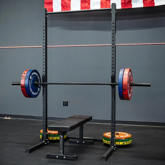 Fringe Sport Garage Series Squat Rack Pull Up Bar