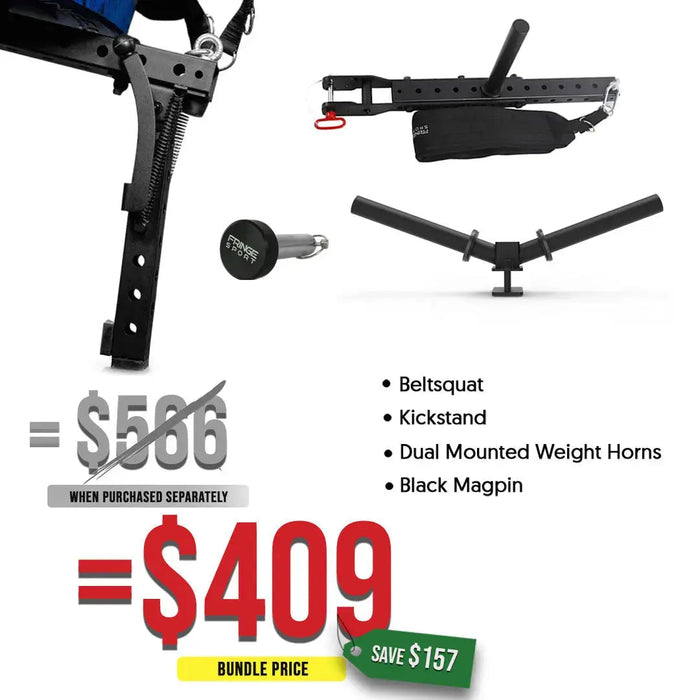 Fringe Sport Mammoth Belt Squat (With Free Belt) Home Gym Equipment
