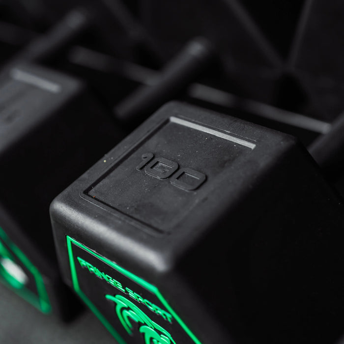 Fringe Sport Silverback Rubber Coated Dumbbells
