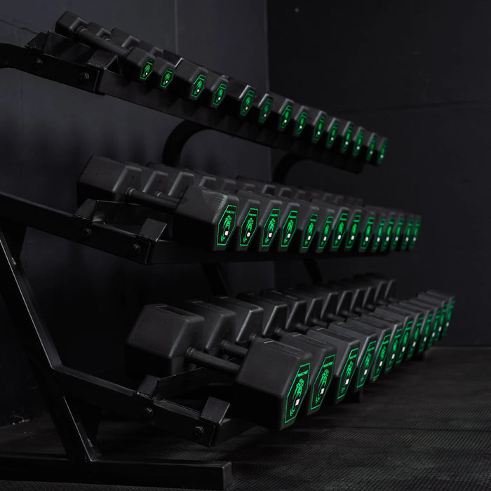 Fringe Sport Silverback Rubber Coated Dumbbells