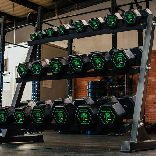 Fringe Sport Silverback Rubber Coated Dumbbells
