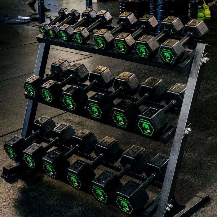 Fringe Sport Silverback Rubber Coated Dumbbells