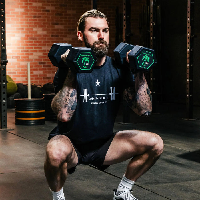 Fringe Sport Silverback Rubber Coated Dumbbells