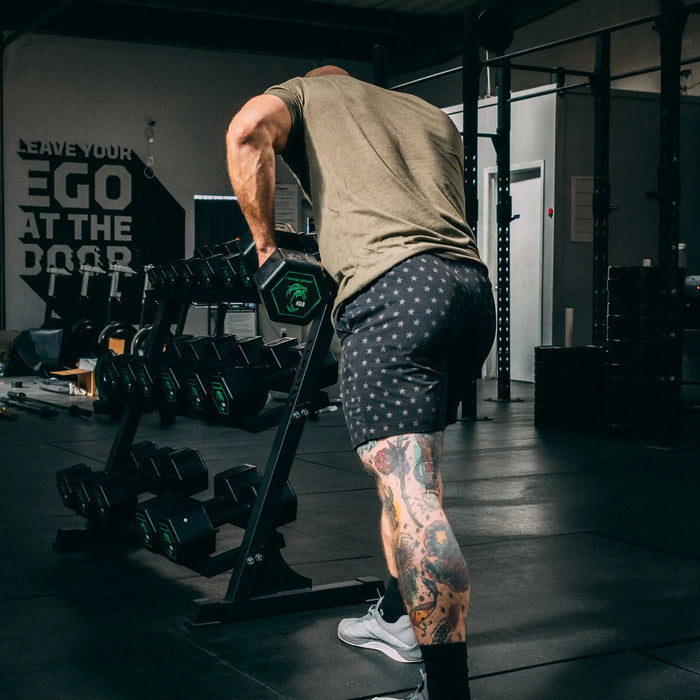 Fringe Sport Silverback Rubber Coated Dumbbells