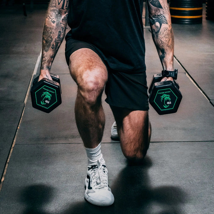 Fringe Sport Silverback Rubber Coated Dumbbells