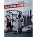 Functional Trainer Smith Machine All-in-One Home Gym with Pulley Set and Cable Crossover