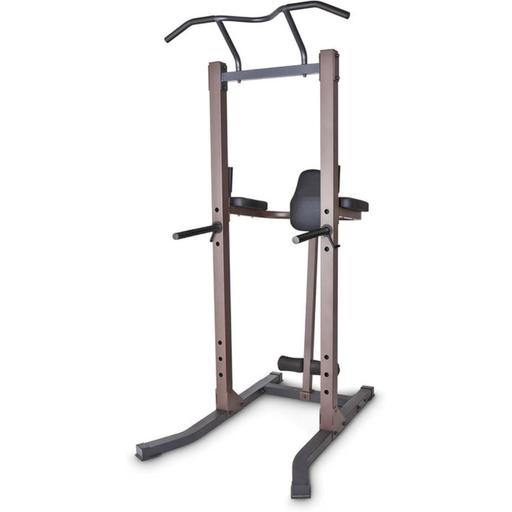 Heavy Duty Home Gym System for Bodybuilding and Strength Training with Squat Rack and Power Tower