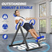 Heavy Duty Inversion Table with Headrest & Adjustable Protective Belt for Back Pain Relief Therapy