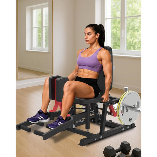 Hip Adduction Abduction Machine with 6 Levels Gear System for Inner and Outer Thigh Workout