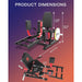 Hip Adduction Abduction Machine with 6 Levels Gear System for Inner and Outer Thigh Workout