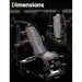 Incline Decline Flat Utility Workout Foldable Bench Press Bench of Home Gym Strength Training