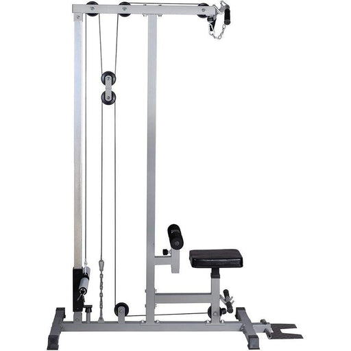 LAT Pull Down Machine Low Row Cable Fitness Exercise Body Workout Strength Training Bar Machine